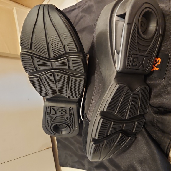 Y-3 Womens Sukui Trainers Black/White - Picture 7 of 11